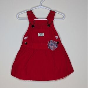 Oshkosh Red Jumper Overall 9m